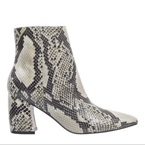 Marc Fisher Retire Booties in Snake Size 6